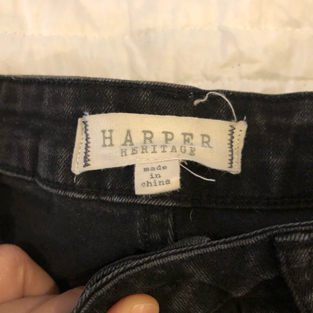 Francesca’s Harper Heritage mid-rise flat jeans